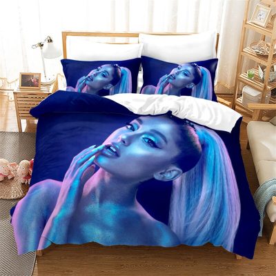Popular Ariana Grande Printed Bedding Set American Singer Duvet Cover Set Set with Pillowcase Twin Full 16 - Ariana Grande Shop