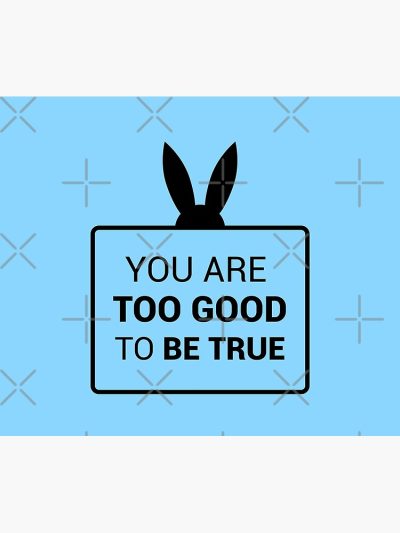 You Are Too Good To Be True (Blue And Black Version) Tapestry Official Ariana Grande Merch