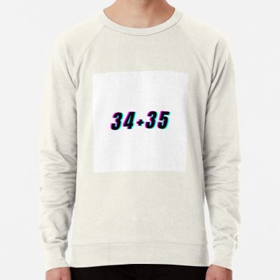 Ariana Grande 34+35 Sticker Sweatshirt Official Ariana Grande Merch