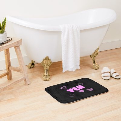 Case Ariana Grande Yeh With Heart Light Purple Favorite Color Lover Bath Mat Official Ariana Grande Merch