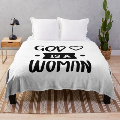 God Is A Woman Throw Blanket Official Ariana Grande Merch