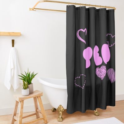 Case Ariana Grande Yeh With Heart Light Purple Favorite Color Lover Shower Curtain Official Ariana Grande Merch