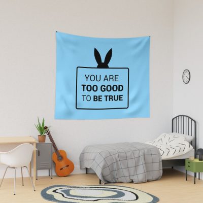 You Are Too Good To Be True (Blue And Black Version) Tapestry Official Ariana Grande Merch